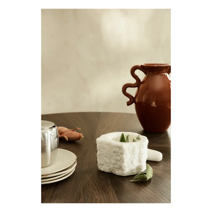Ferm Living Mortier Petra en quartz | Blanc