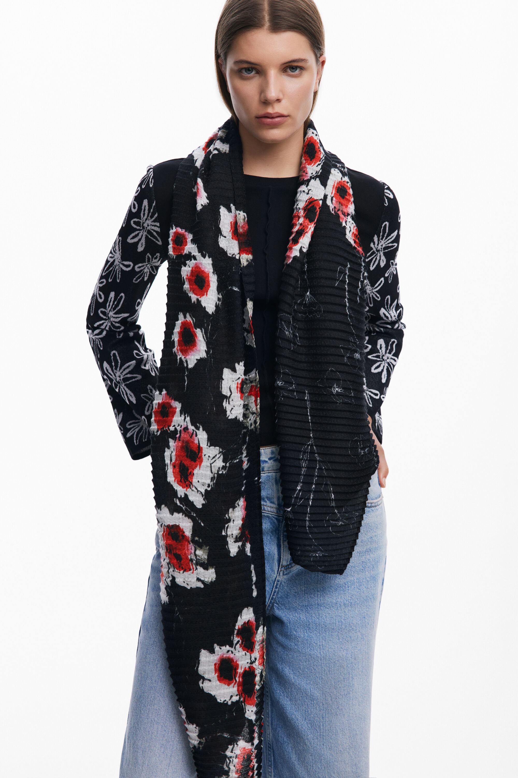 Foulard amapolas