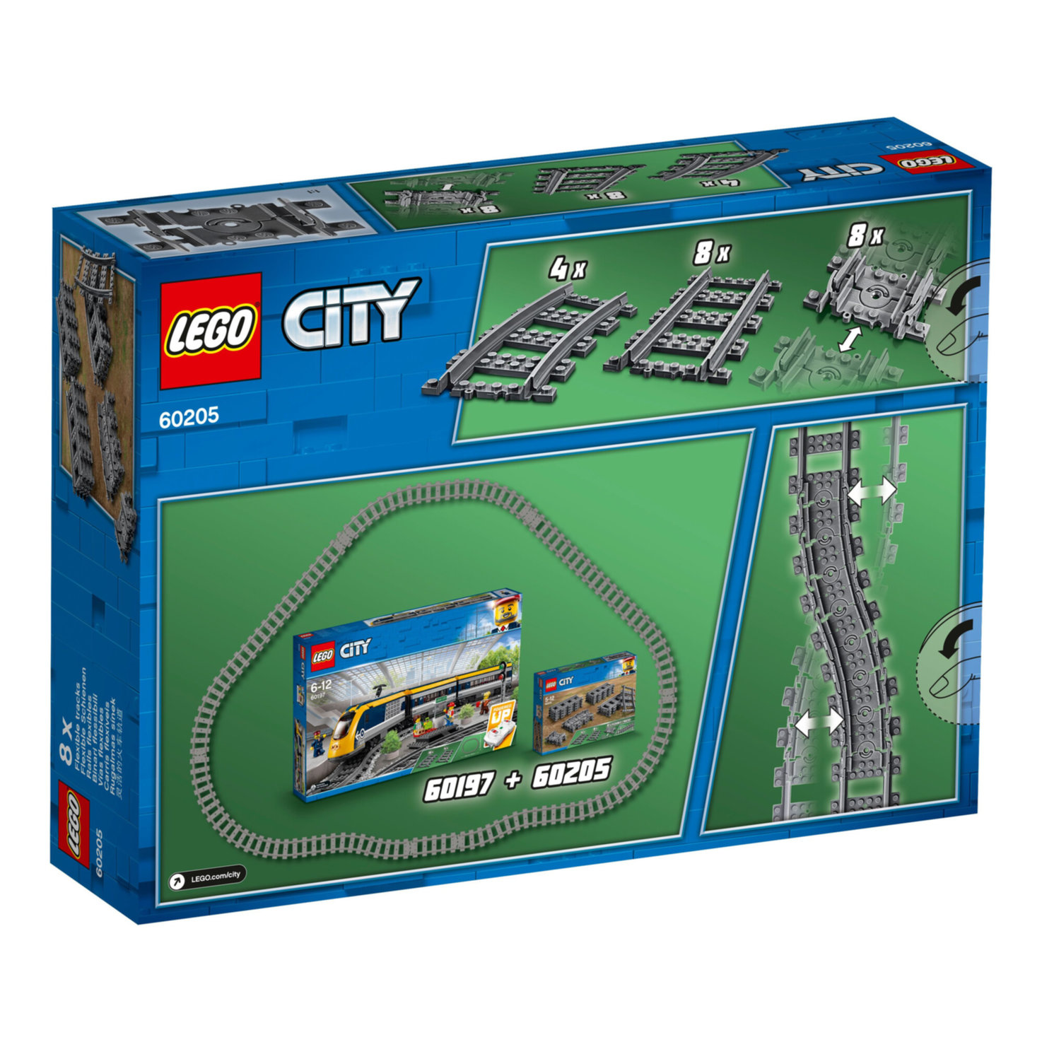 LEGO® City Trains 60205 Schienen