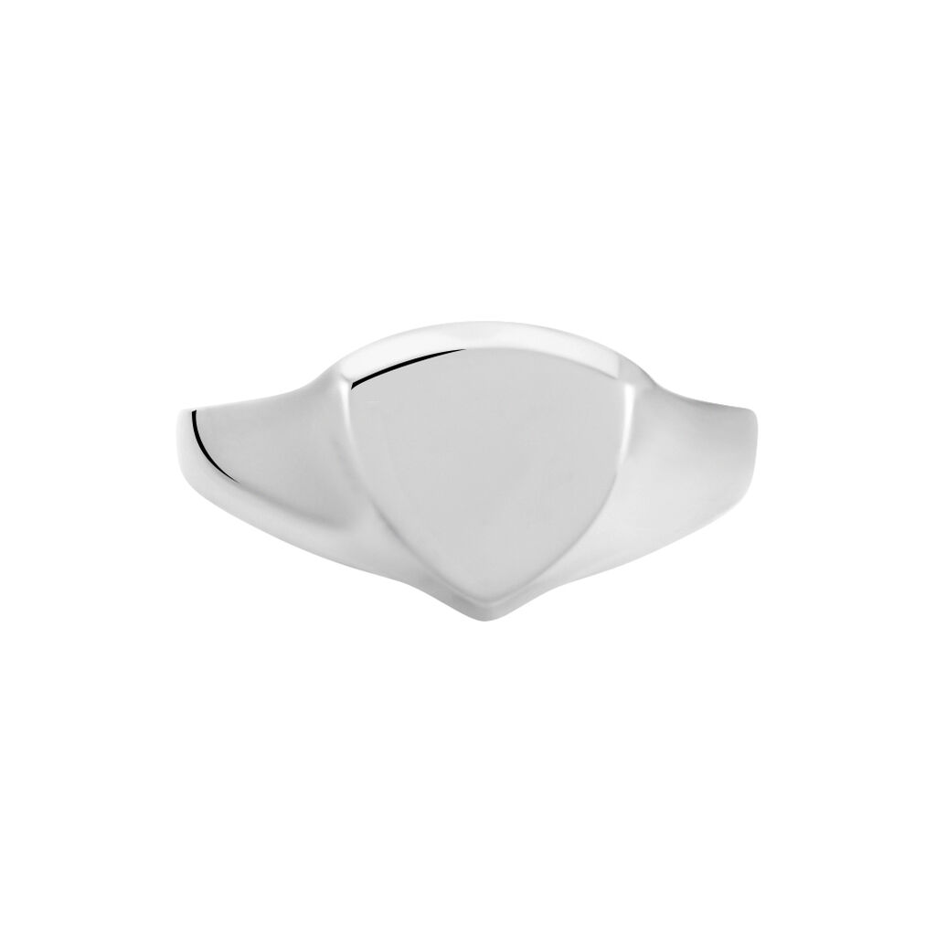 Chevalière Argent Blanc Sami