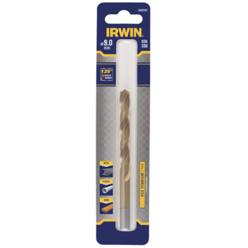 Irwin titanium metaalboor Ø9 mm