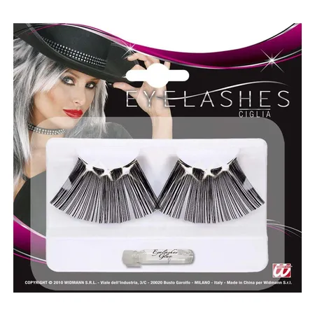 Widmann Superlange Wimpern mit Strass, schwarz