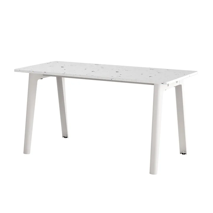 TipToe - NEW MODERN Venezia Schreibtisch, 75 x 150 cm, cloudy white
