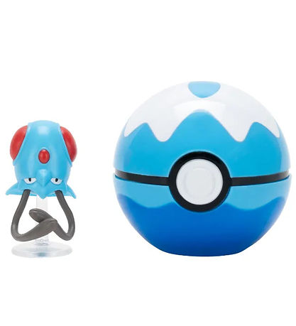 Pokémon Figur - Clip 'N' Go - Tentacool m. Dive Ball