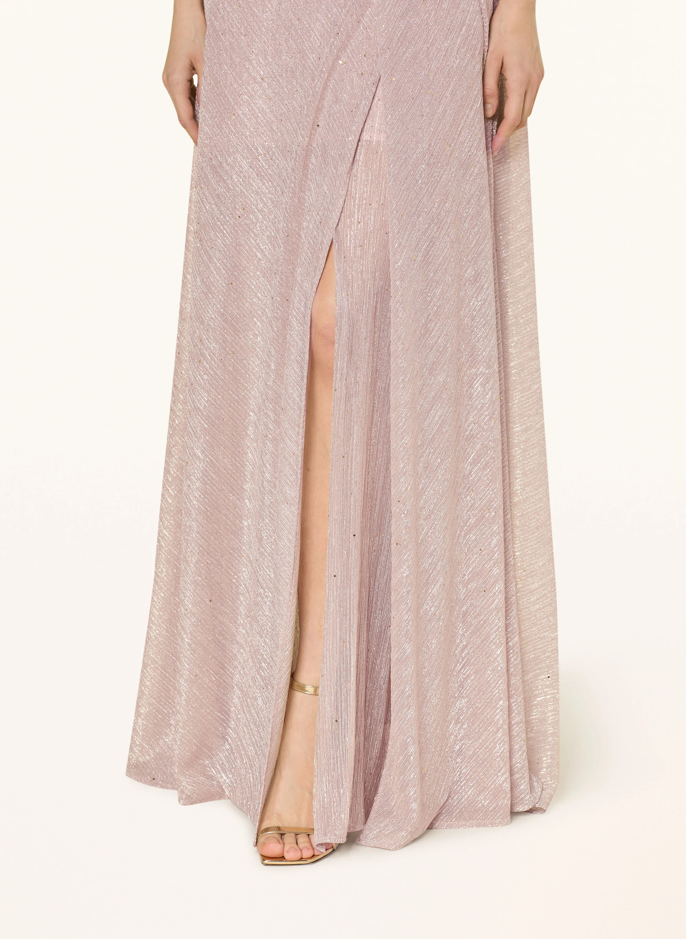 TALBOT RUNHOF Abendkleid mit Glitzergarn