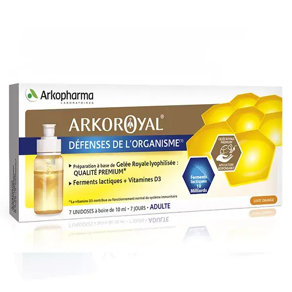 Arkopharma Arkoroyal Défenses de l'Organisme 7 unidoses