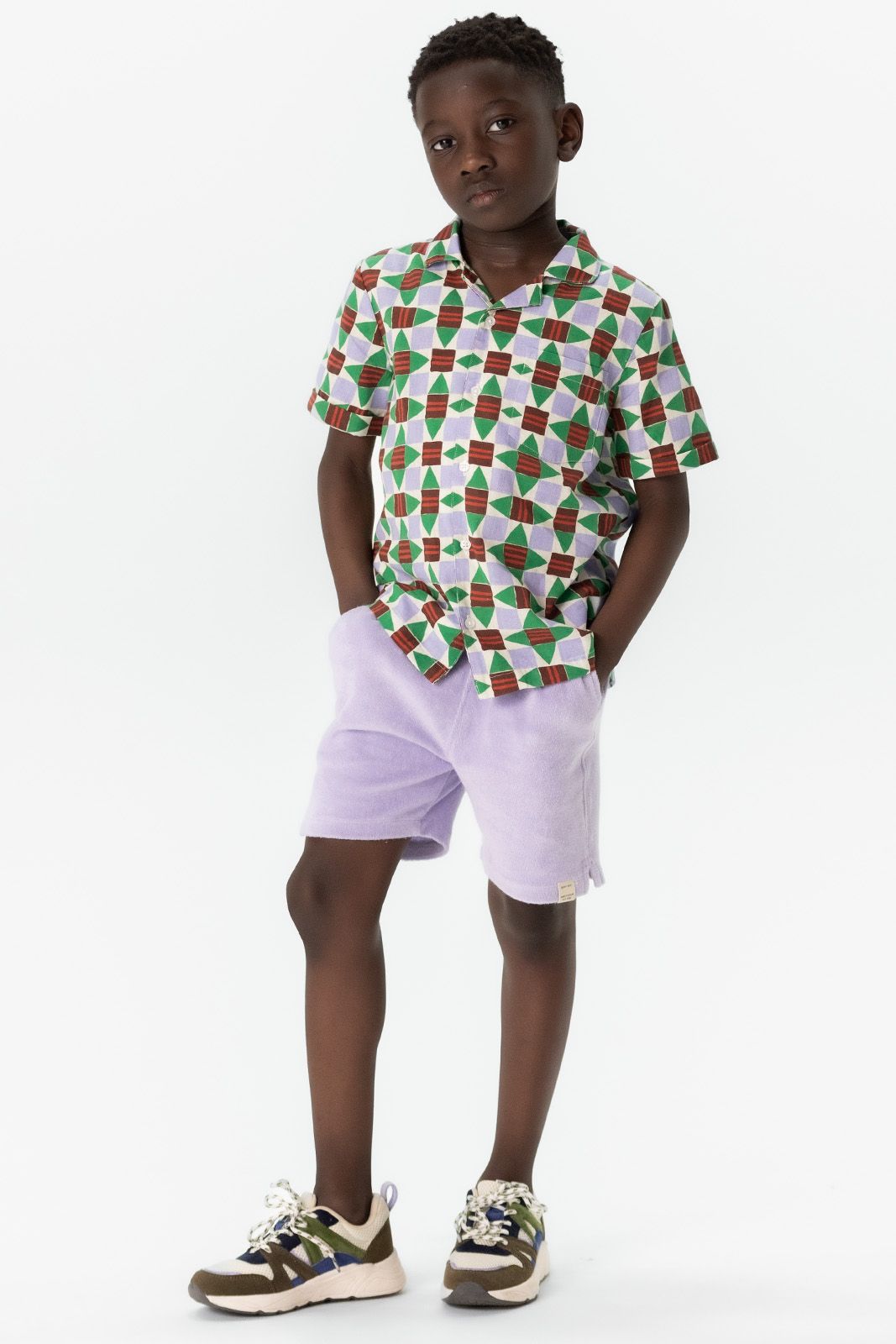 Multicolour overhemd met print
