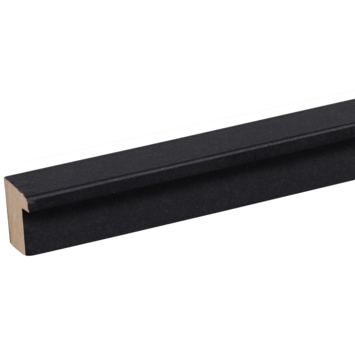 Decowall Acoustic eindprofiel zwart 260cm