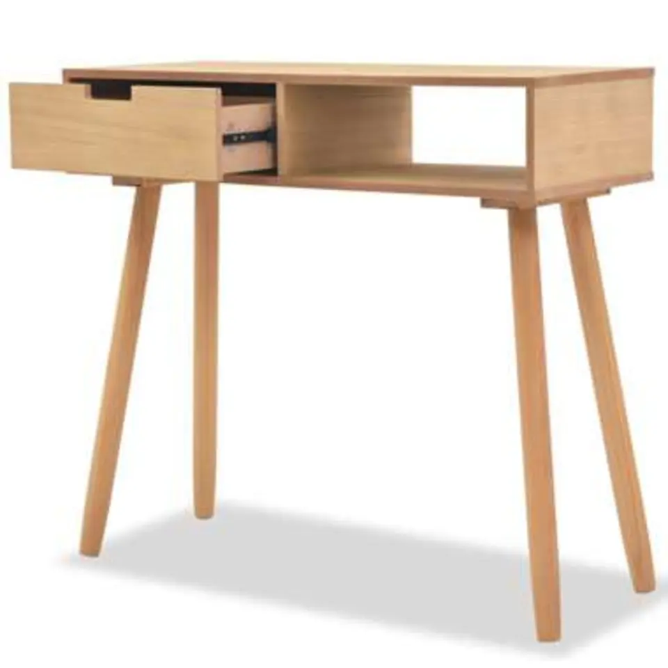 vidaXL - Wandtafel - Bruin - Grenenhout