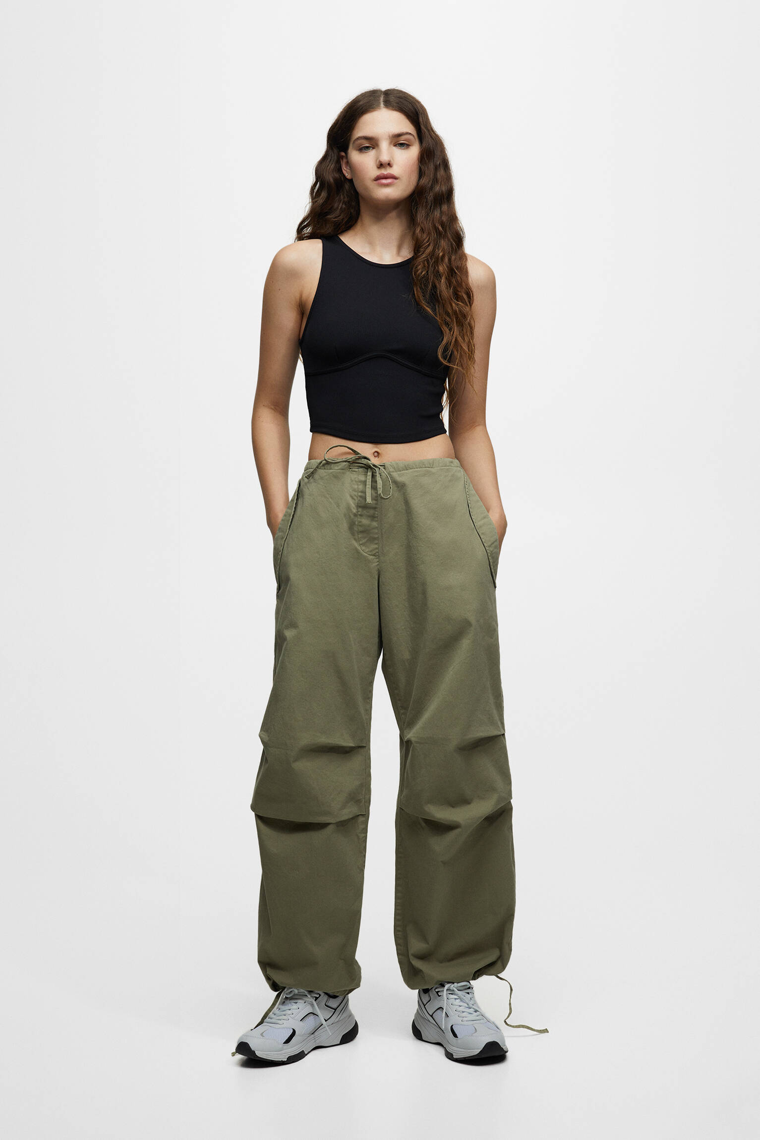 CALÇA PARAQUEDAS - CÁQUI