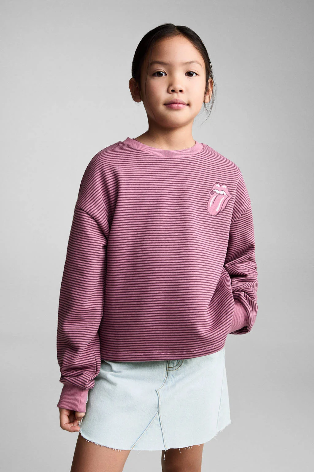 Mango Kids sweater roze
