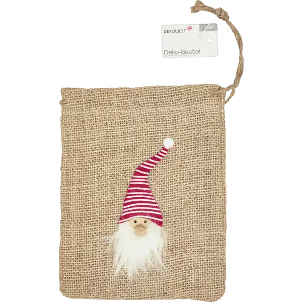 Jutebeutel mit Wichtel