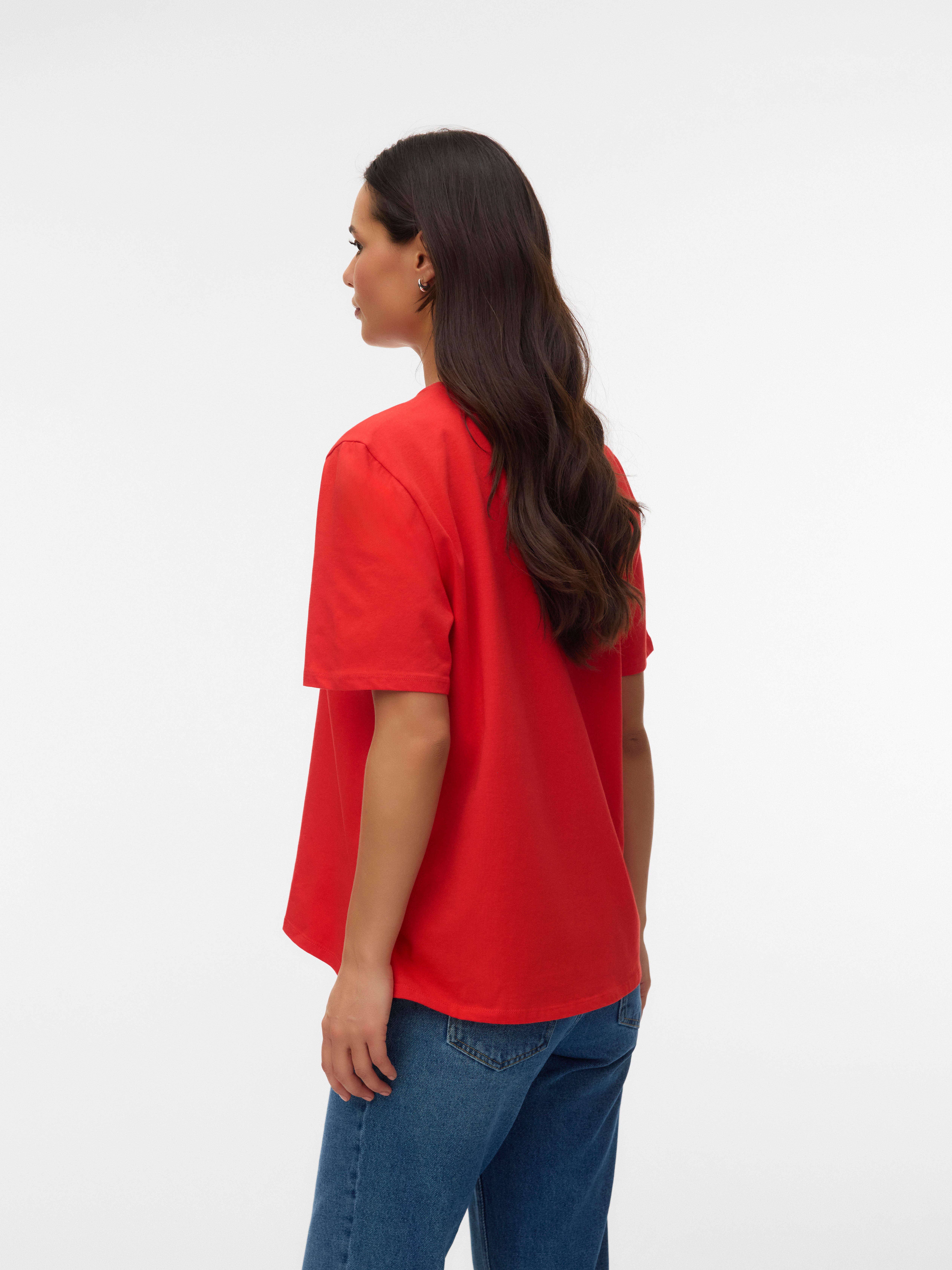 Regular fit O-hals Top