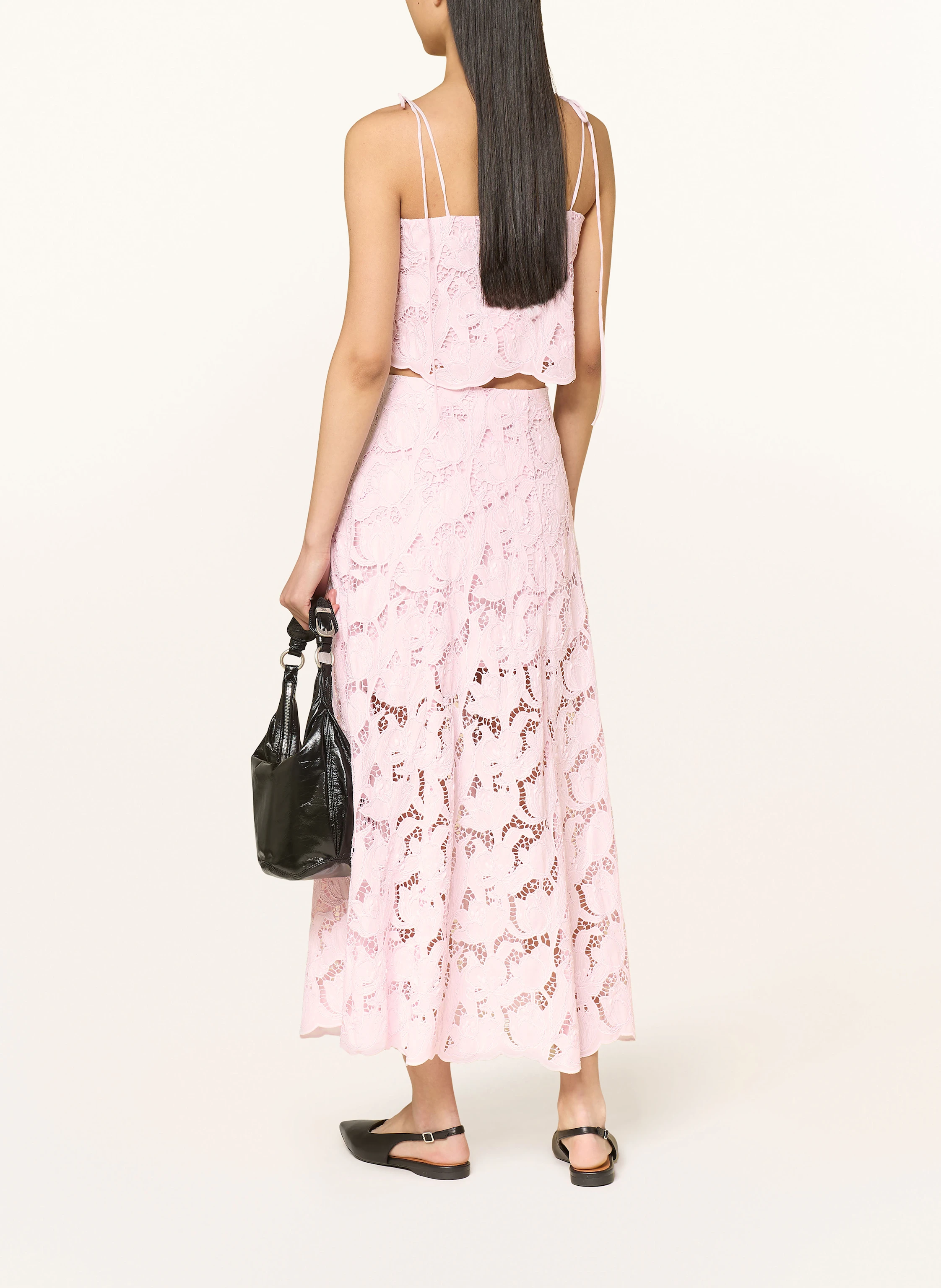MRS & HUGS Cropped-Top aus Spitze