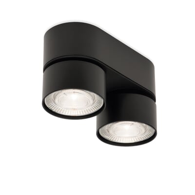Aufbaustrahler Wittenberg, RAL 9005 Tiefschwarz
