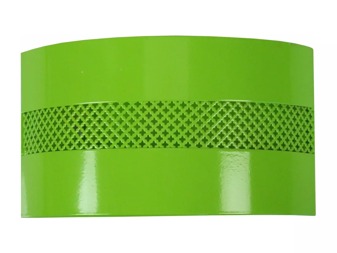 Applique métal vert 10 cm.