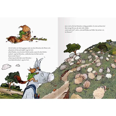 Ravensburger Hummelburg Fröhlich, Vom Esel und Hörnchen, die das Ende der Welt suchen