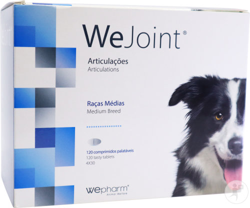 Wepharm WeJoint Aliment Complémentaire Pour Chiens Tailles Moyennes 120 Comprimés