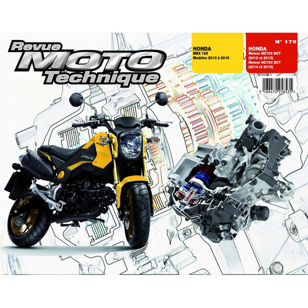 Etai - RMT 179 HONDA MSX 125 (2013 à 2015) et HONDA MOTEUR NC700-750DCT (2012 à 2015)