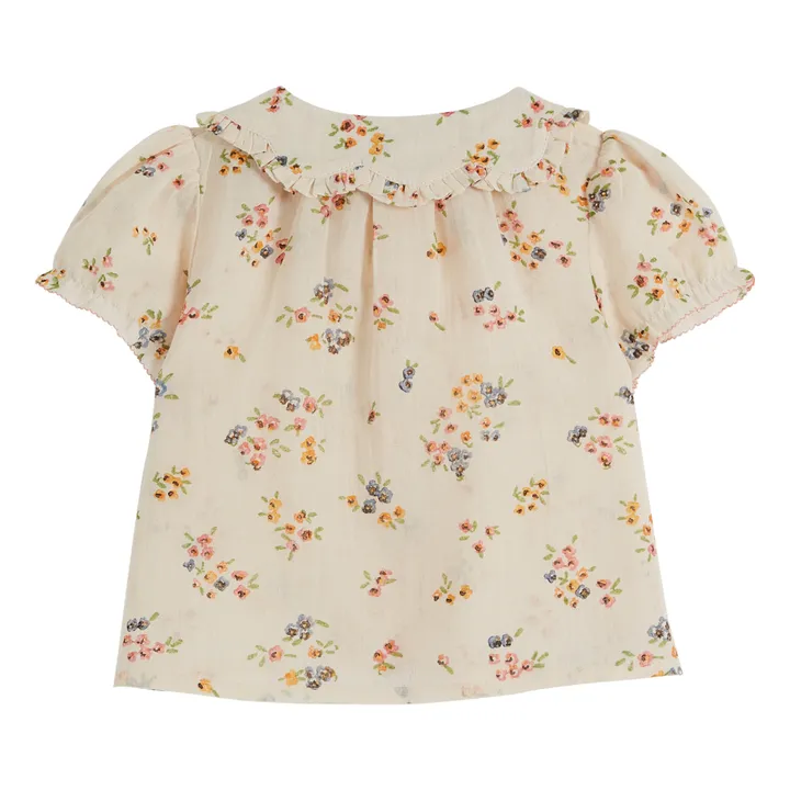 Emile et Ida Blouse Achillea Fleurie | Beige