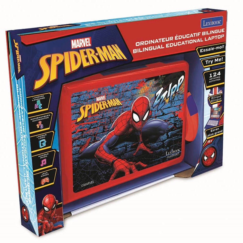 Lexibook Spider-Man Zweisprachiger Laptop