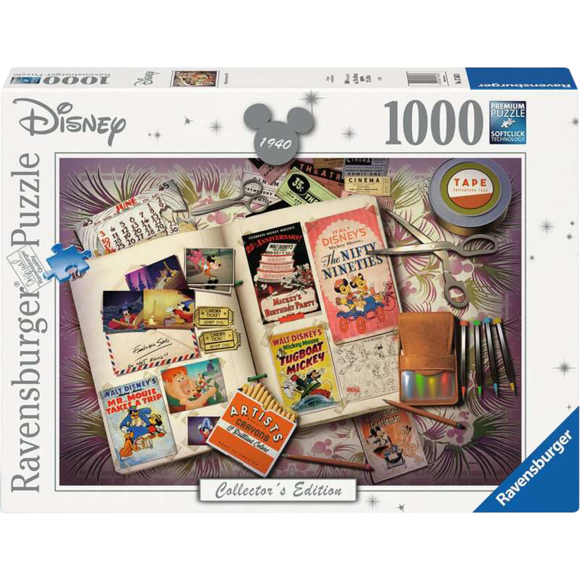 Ravensburger Puzzle Puzzle Disney Collector's Edition - 1940 Mickey Anniversary