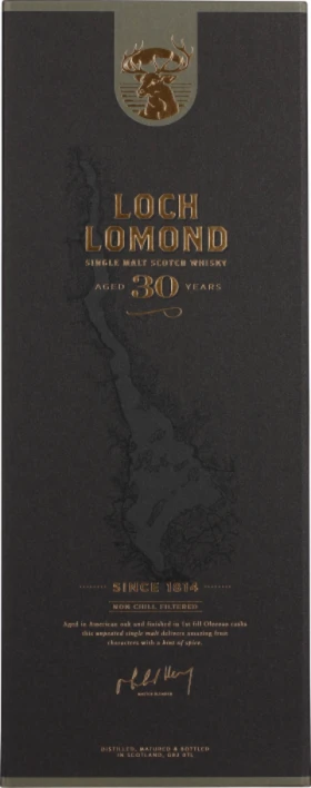 LOCH LOMOND 30 YEARS SINGLE MALT 70CL