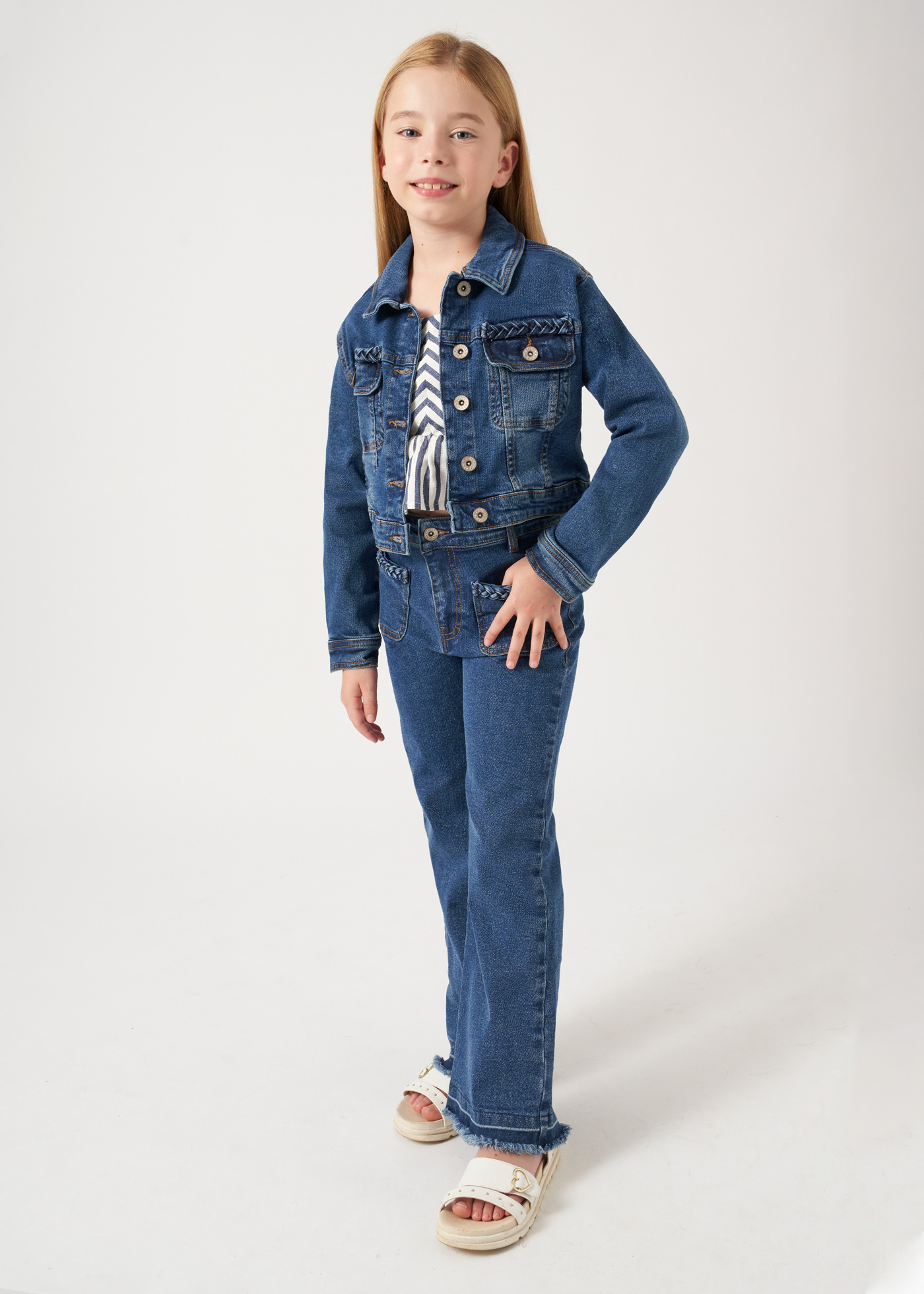 Jaqueta jeans Better Cotton para meninas