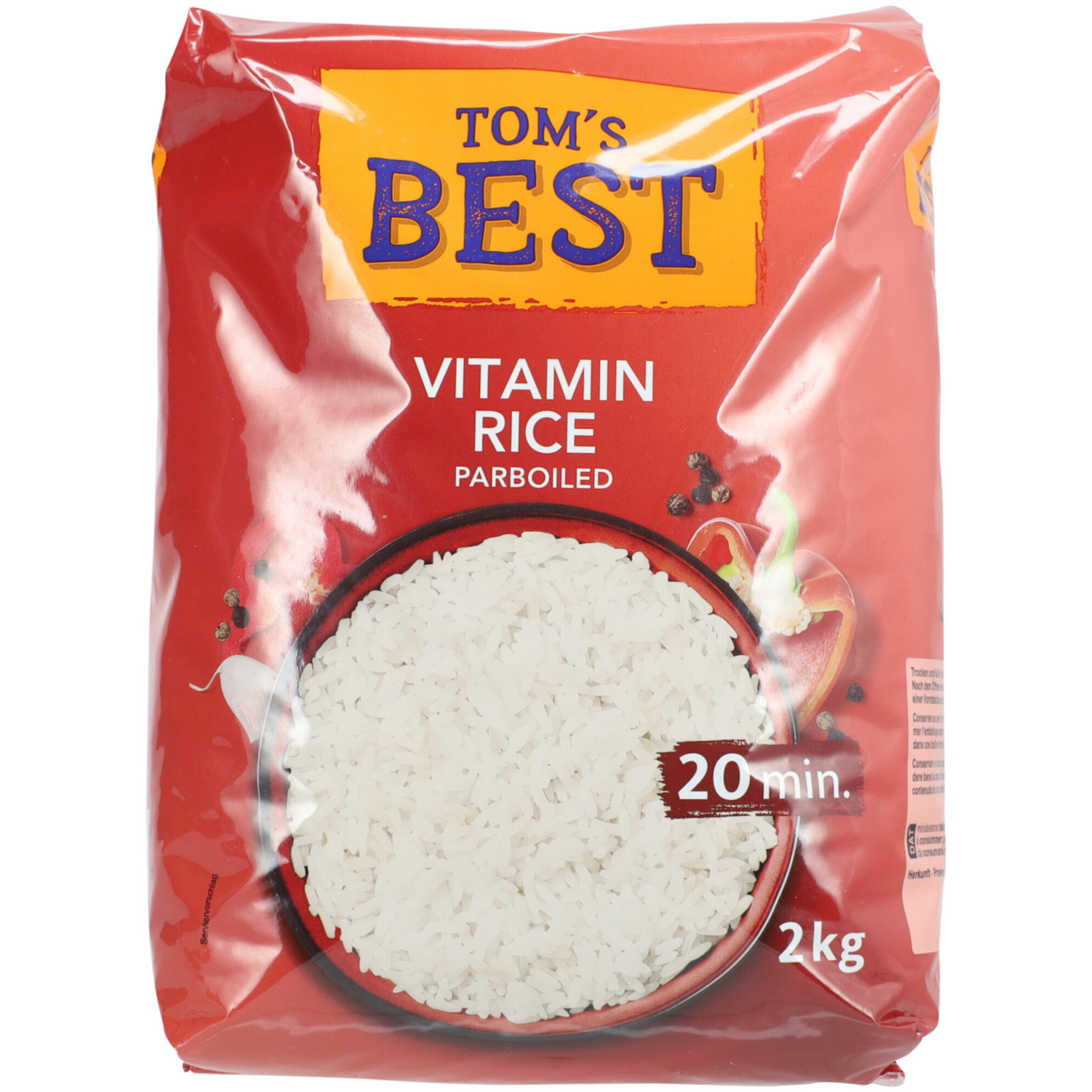 Tom's Best Vitamin Rice Parboiled