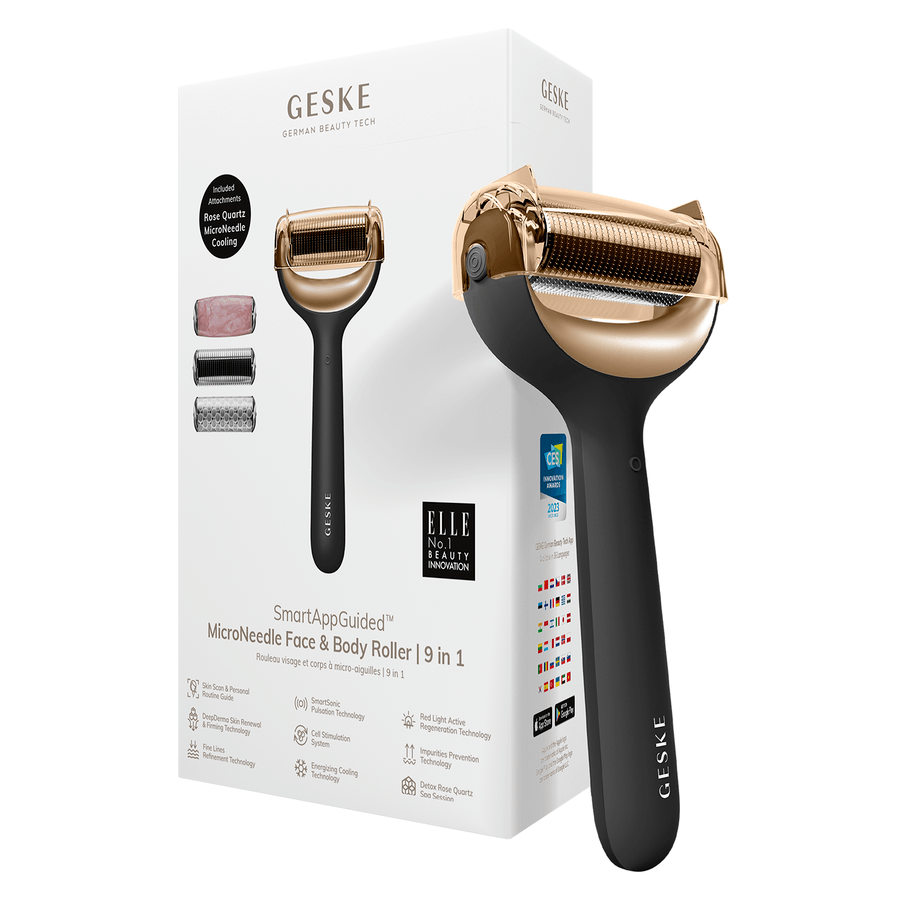GESKE MicroNeedle Face & Body Roller 9 in 1 Gray