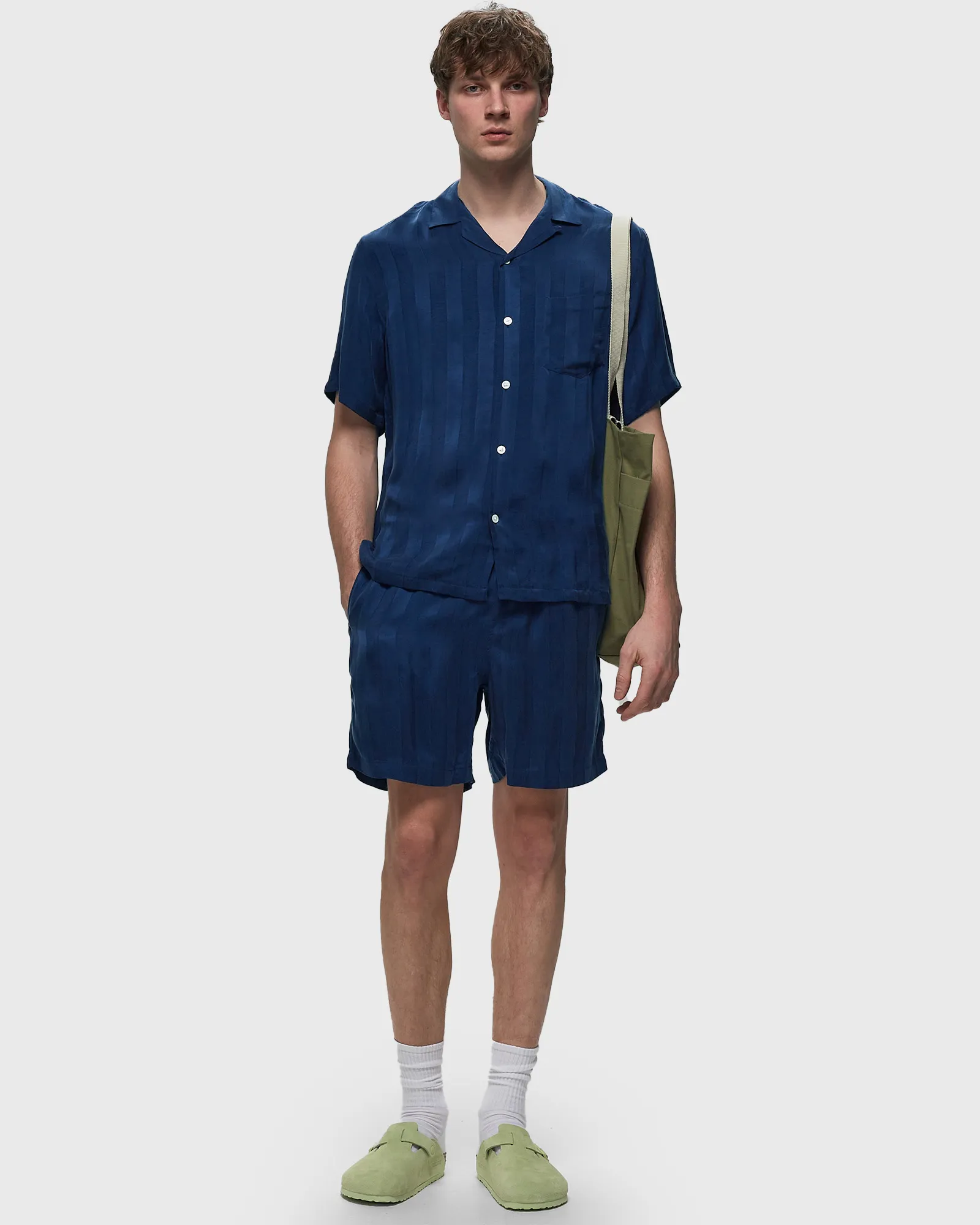 Portuguese Flannel CUPRO STRIPE