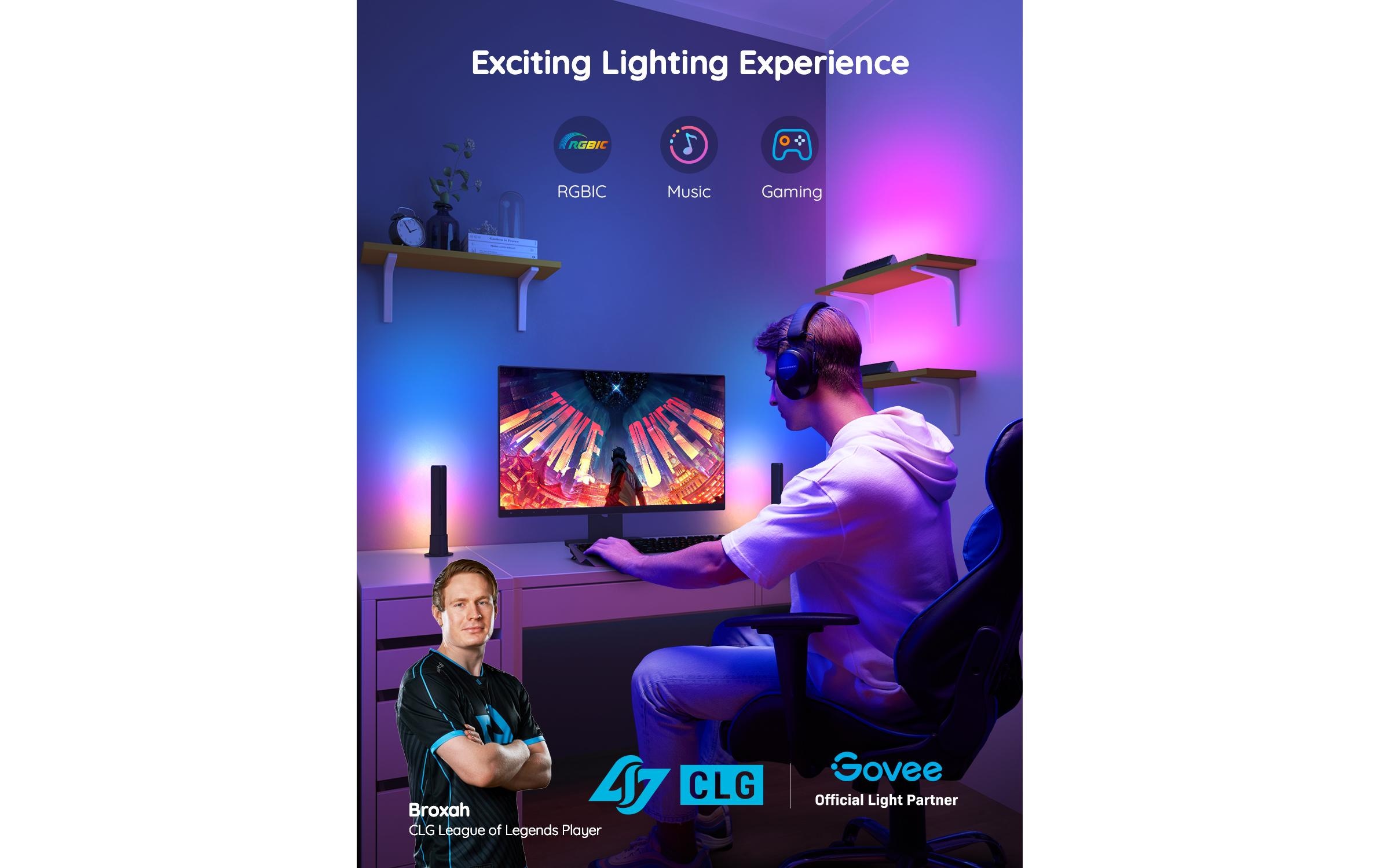 Govee LED Deckenleuchte »Flow Plus RGBICW«