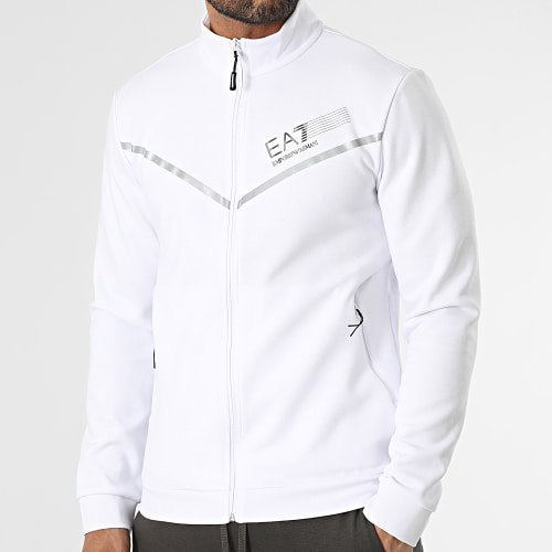 Ensemble De Survetement 3RPV60-PJMBZ Blanc Gris Anthracite
