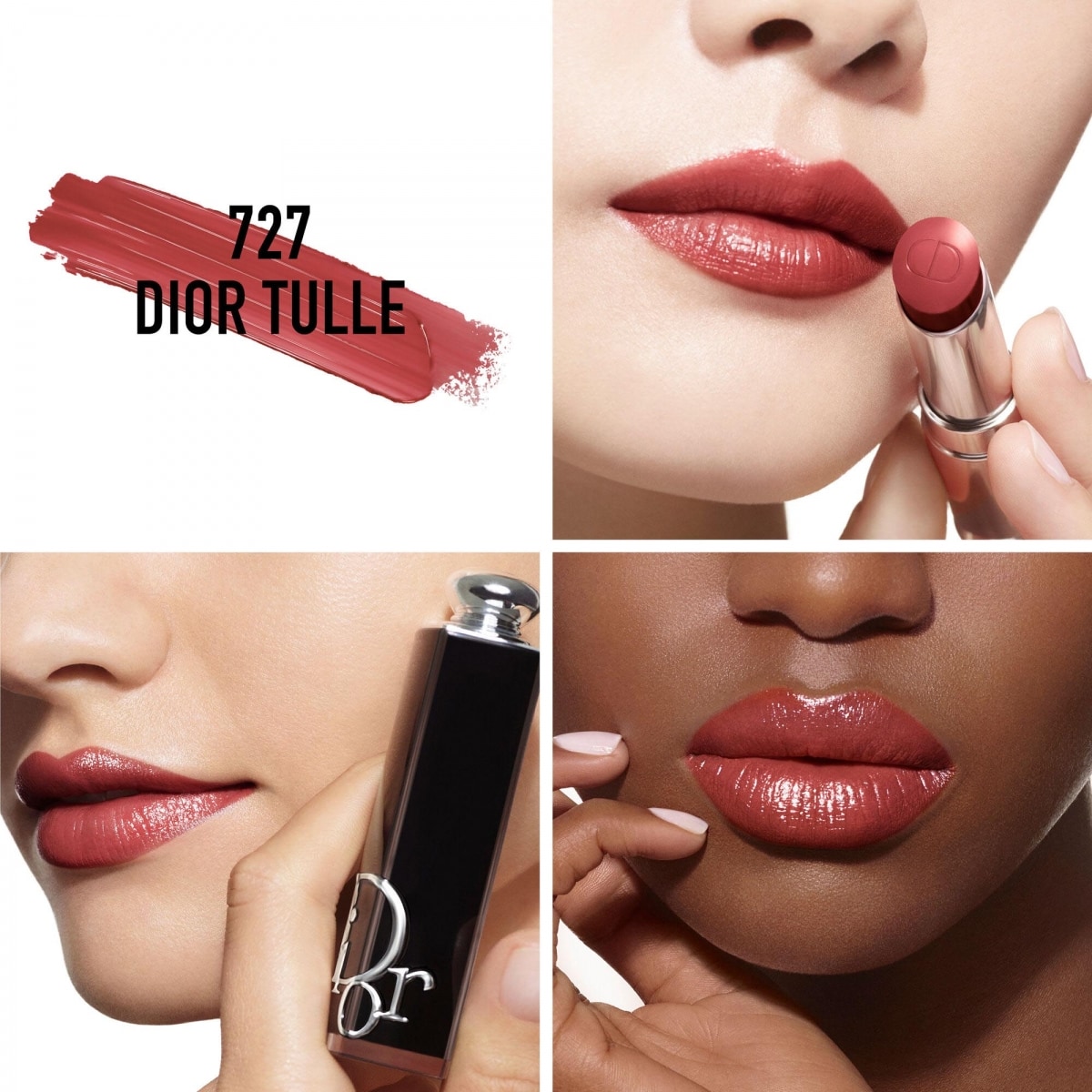 Dior Addict Dior Addict Recharge Rouge à Lèvres Brillant Couleur Intense - 90 % d'Ingrédients d'Origine Naturelle