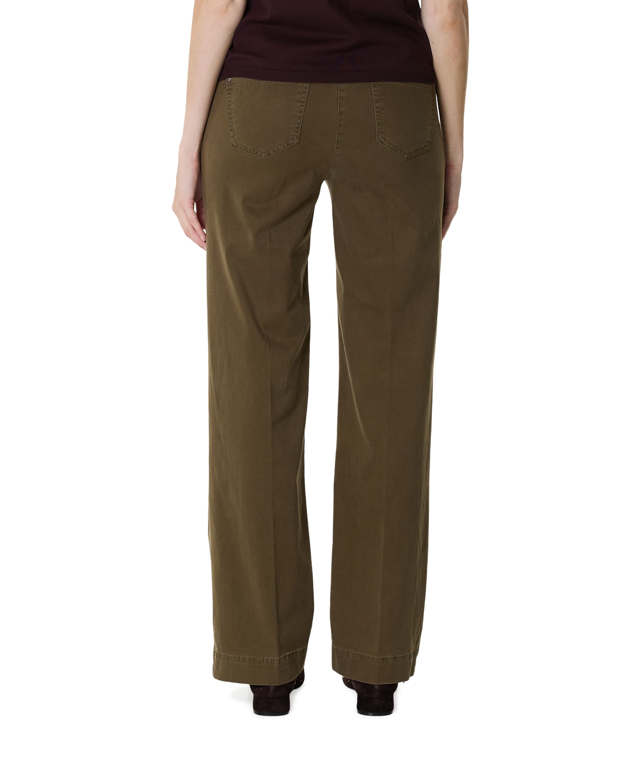 Toni Jenny Wide dames broek groen