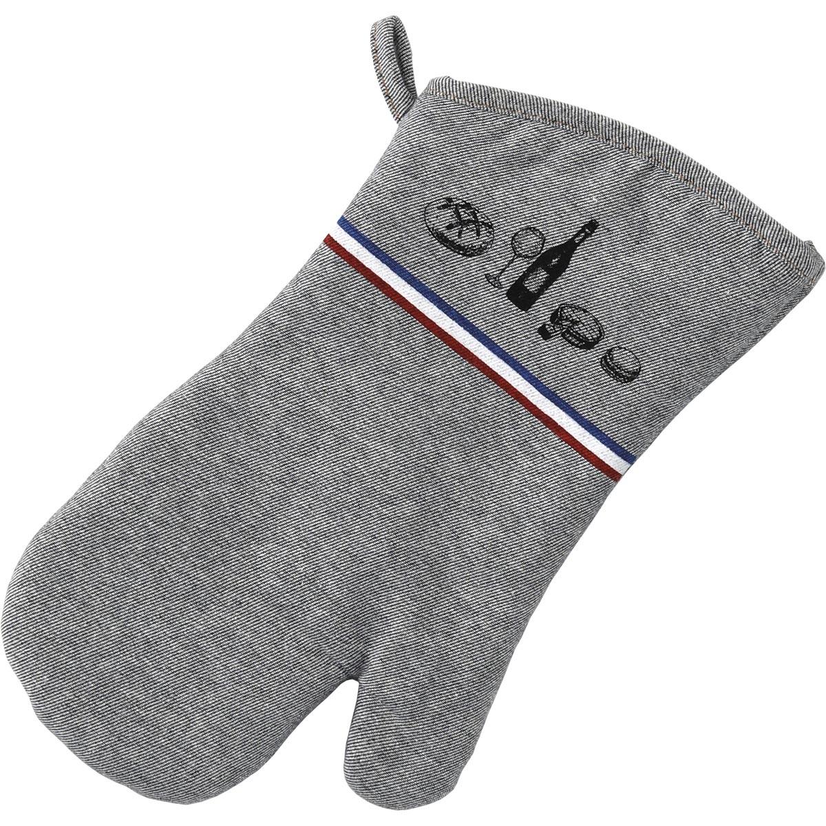 GANT DE CUISINE FRANCE 18X28CM GRIS