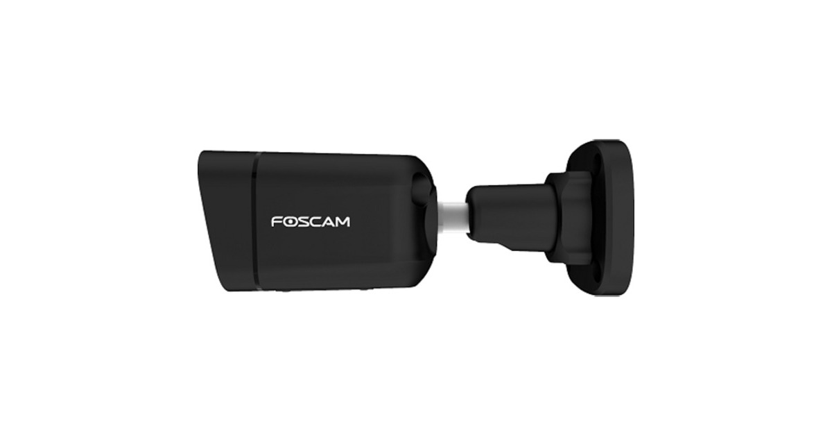 FoscamV8EP-B, 8MP UHD PoE IP beveiligingscamera met persoons- en voertuigdetectie  (Zwart, PoE)