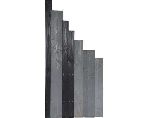 Eindelement Konsta Jenga rechts 90 x 180/90 cm antraciet/grijs