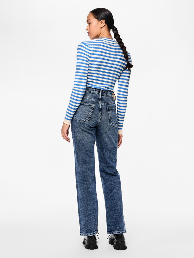 pieces Straight-Jeans »PCKELLY HW STRAIGHT JEANS MB402 NOOS BC«