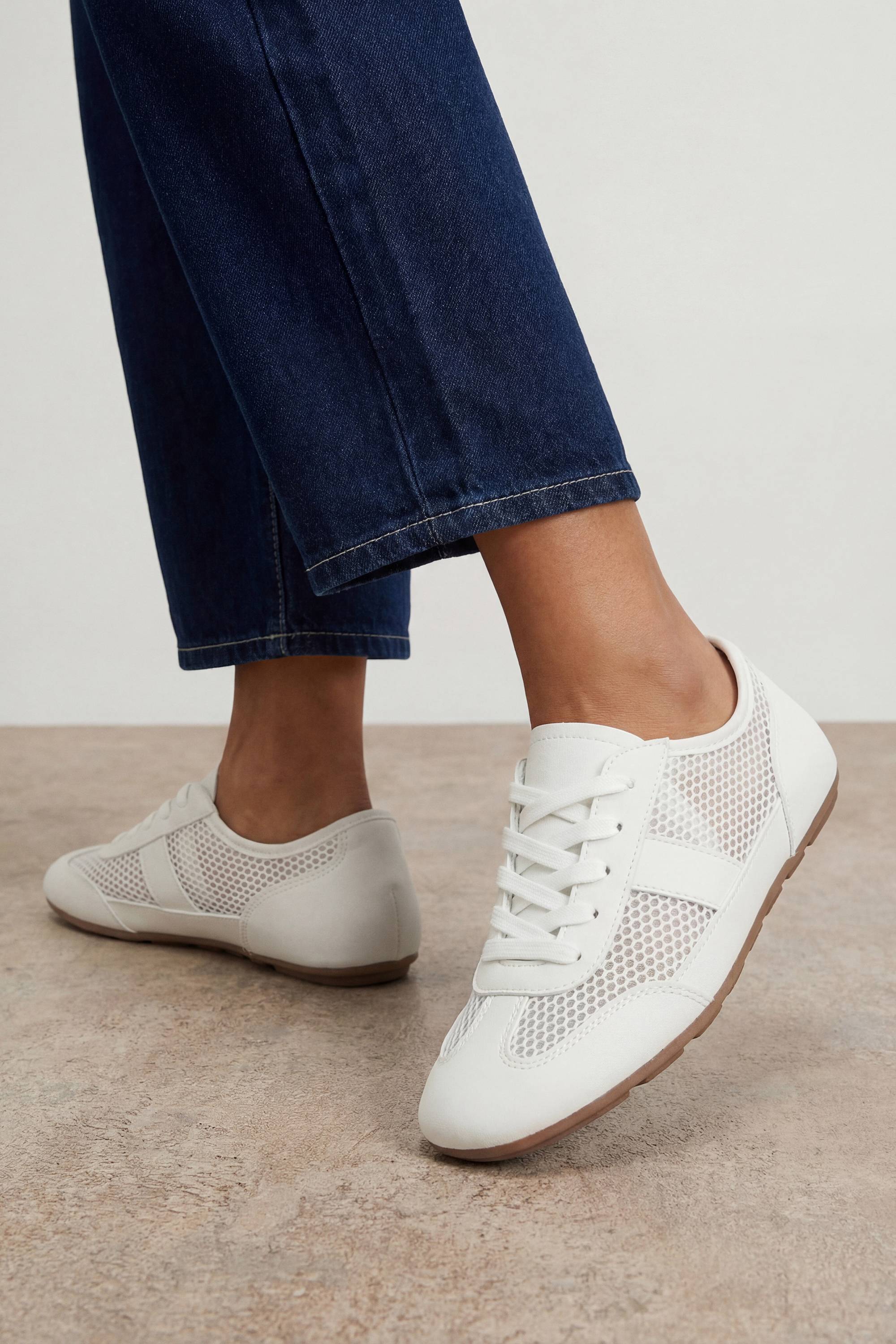 Oasis Baskets Tracie À Lacets En Synthétiquecuir Et Mesh