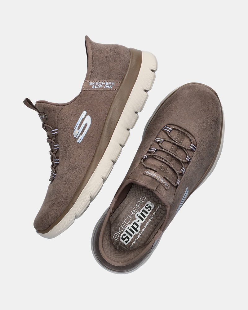 Skechers Hands Free Slip-Ins Summits Instapschoenen  - bruin