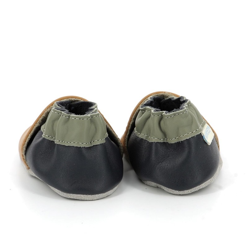 Robeez Robeez Chaussons Only Bear Camel Marine