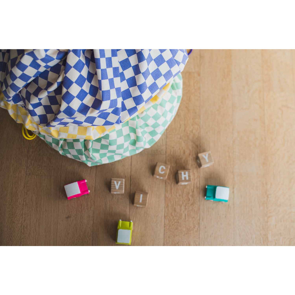 Køb Play&Go Vichy Purple 2-in-1 Legetæppe