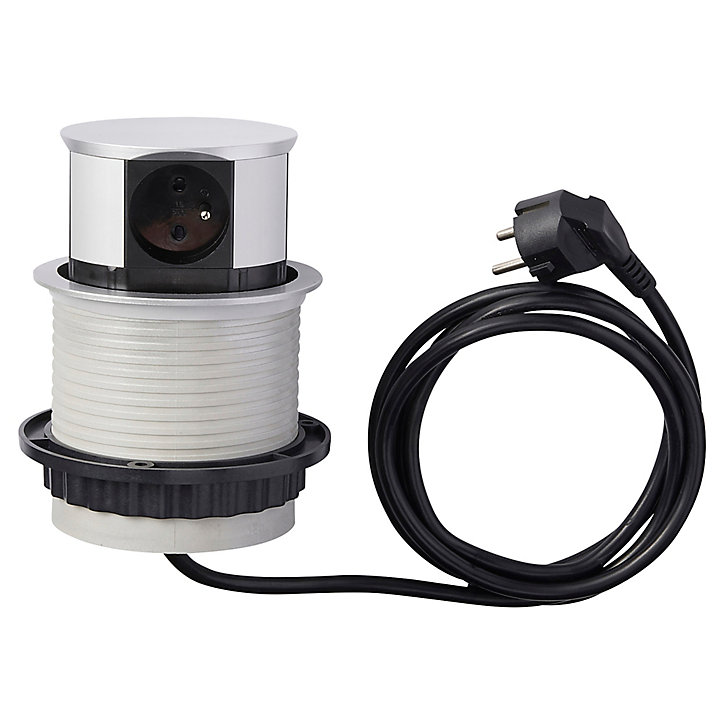 Multiprise 4 prises escamotable Otio pour cuisine
