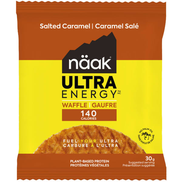 Barres énergétiques NAAK ULTRA ENERGY WAFFLES SALTED CARAMEL 30G