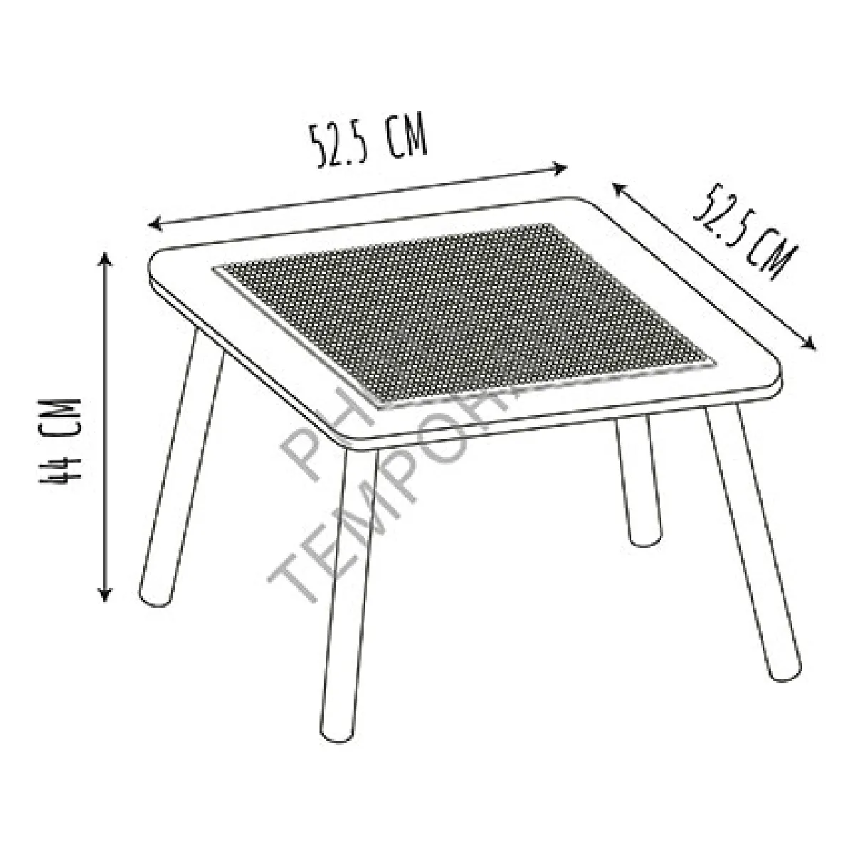 The Home Deco Kids Table d'activité - Enfant