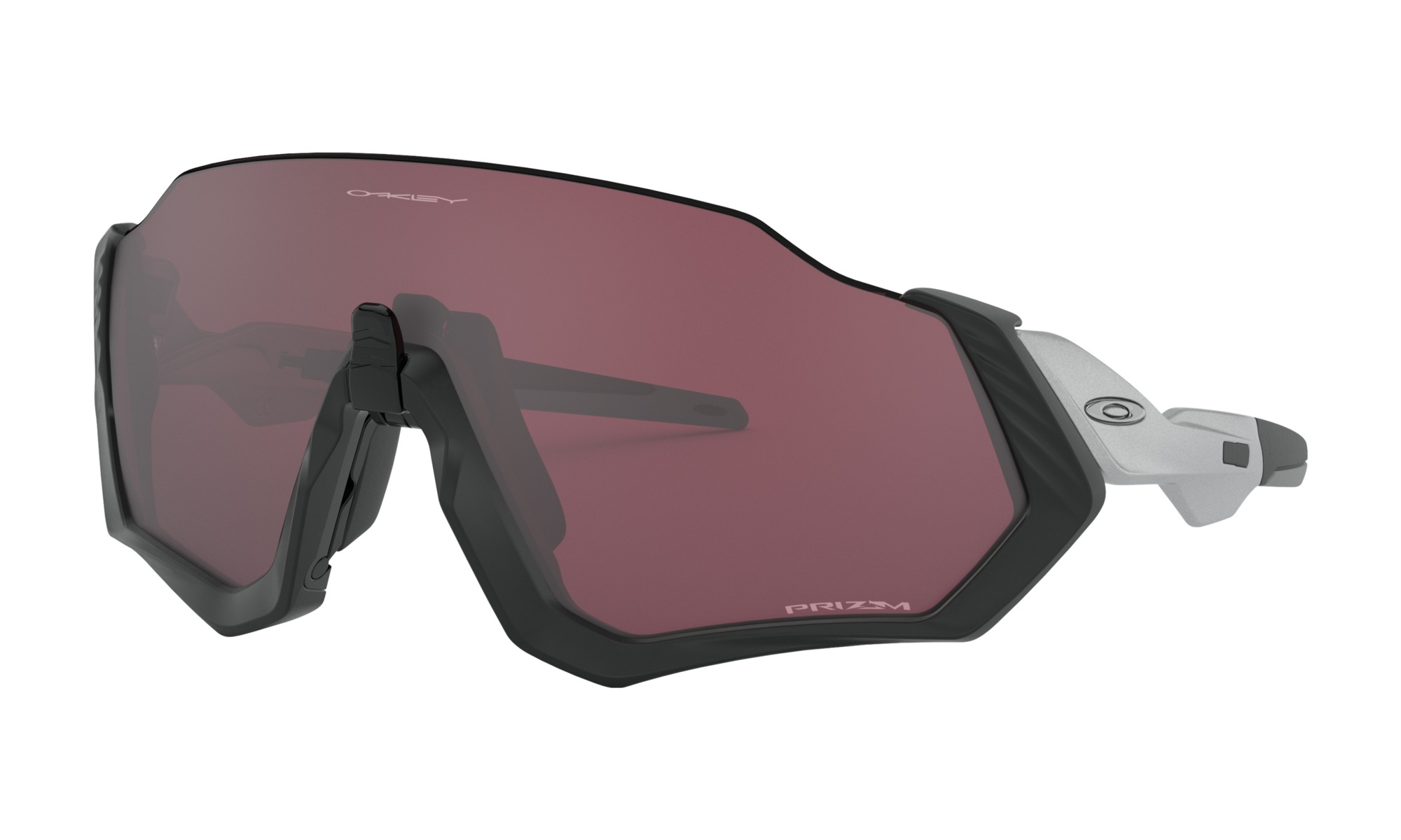 Oakley Flight Jacket Matgrå Prizm Road Black
