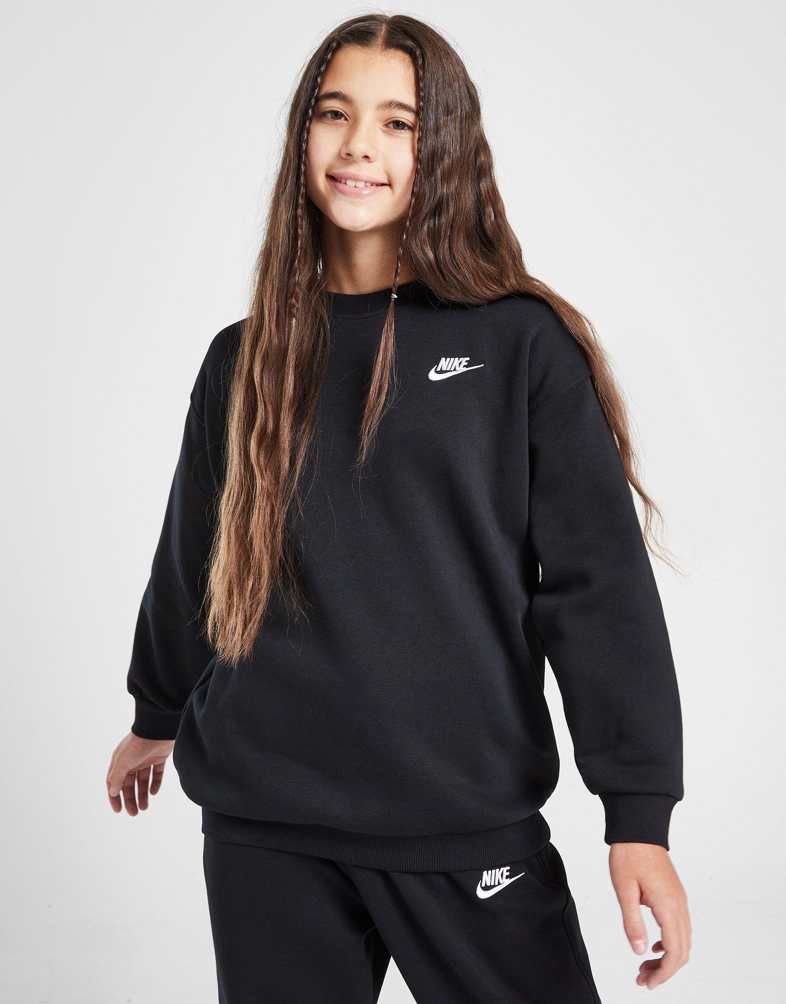 Nike Girls' Oversized Club Fleece Sweatshirt Junior