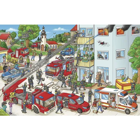Wimmelbuchverlag Feuerwehr Wimmelbuch