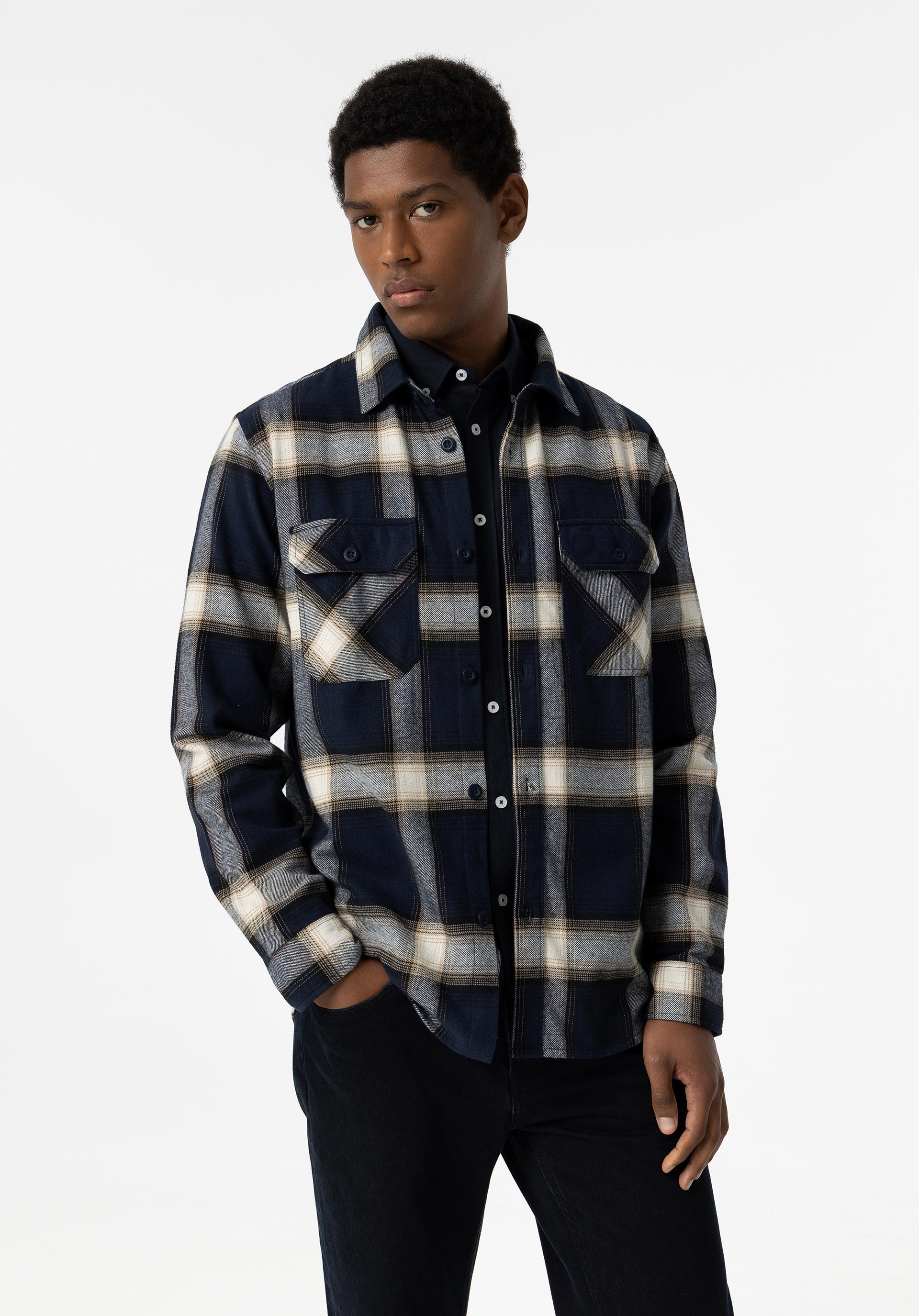 Camisa Overshirt Flanela Xadrez